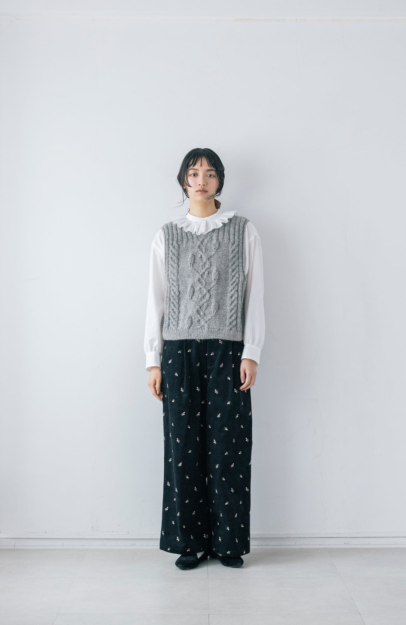 2wayアランハンドニットベスト(2026 Autumn Collection)