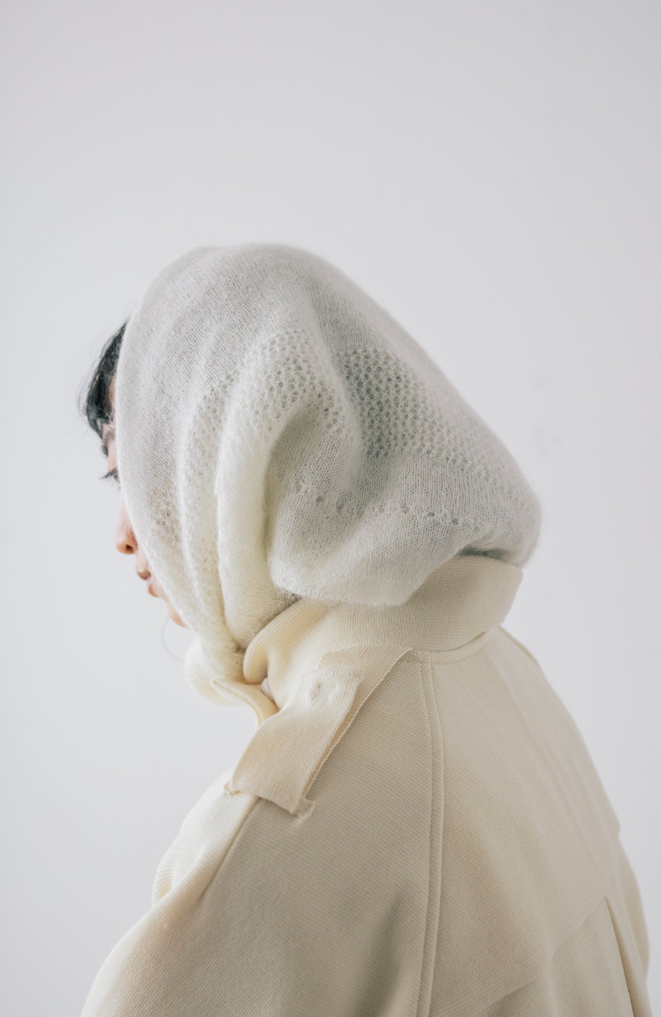 mohairスクエアストール(2026 Autumn Collection)