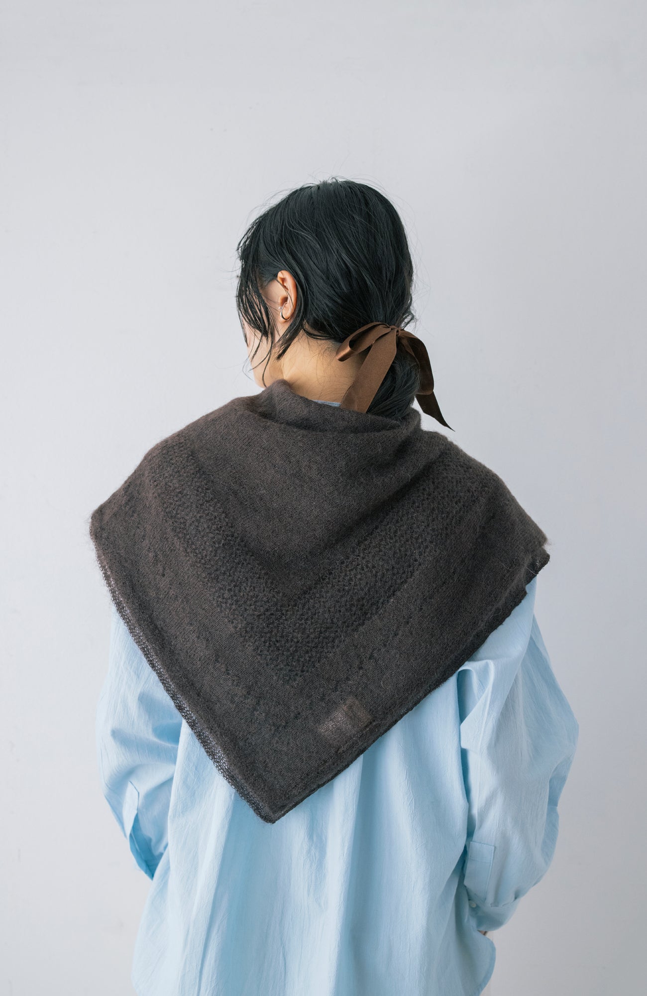 mohairスクエアストール(2026 Autumn Collection)