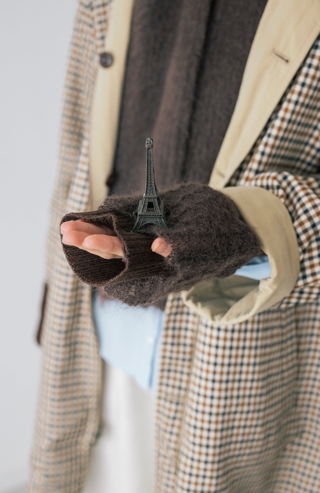 mohairフリルリストウォーマー(2026 Autumn Collection)