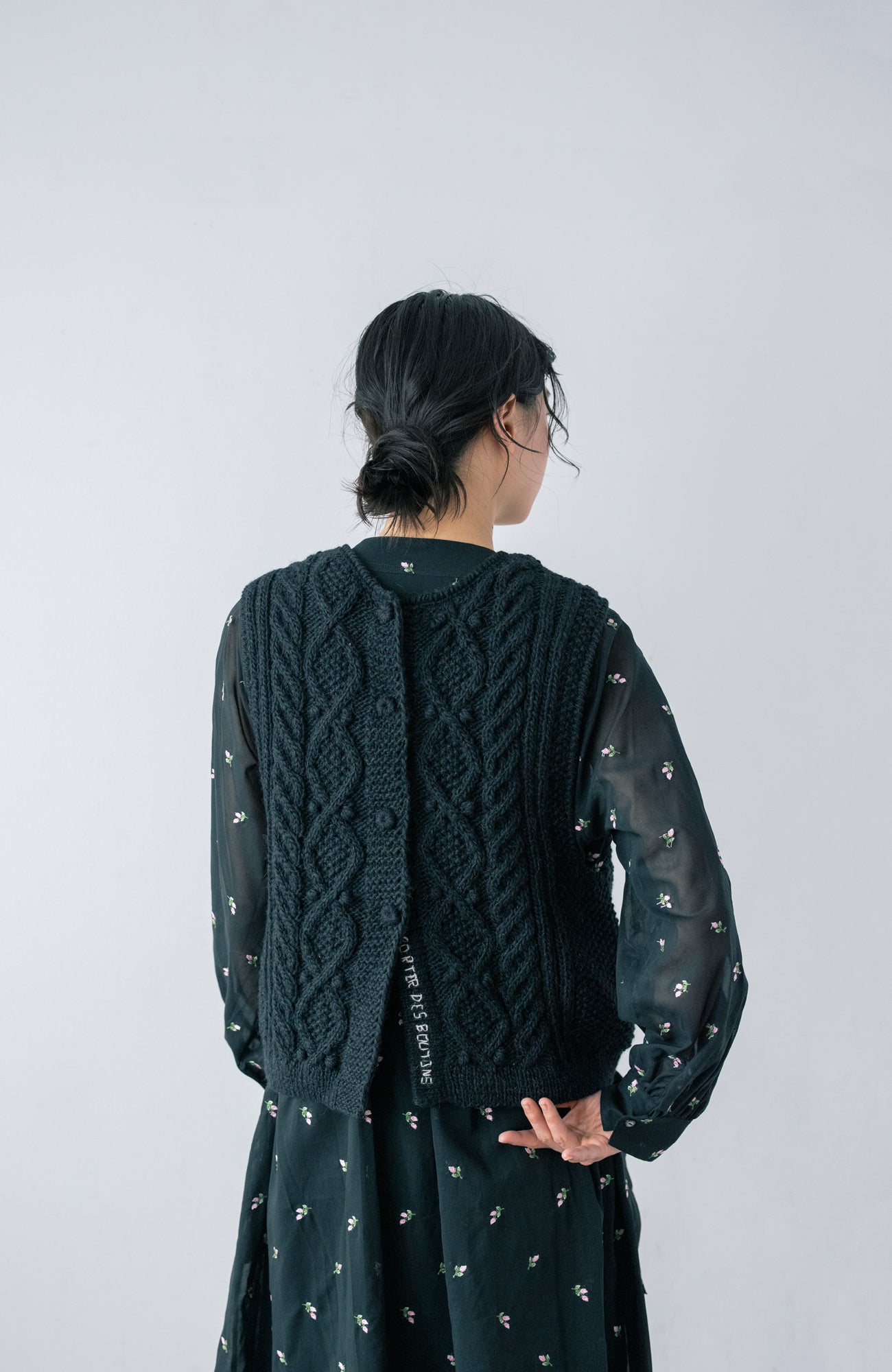 2wayアランハンドニットベスト(2026 Autumn Collection)