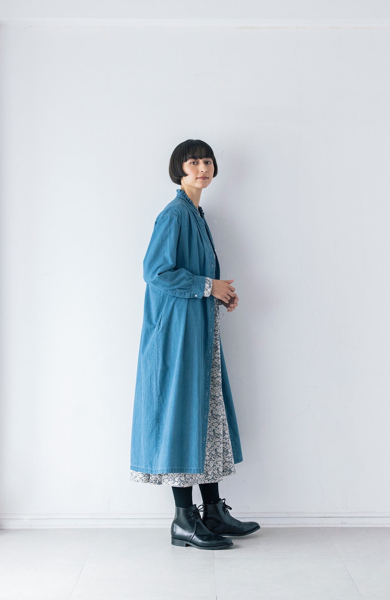 タックフリルカラーワンピース(2026-2027 Winter & Pre-spring Collection)
