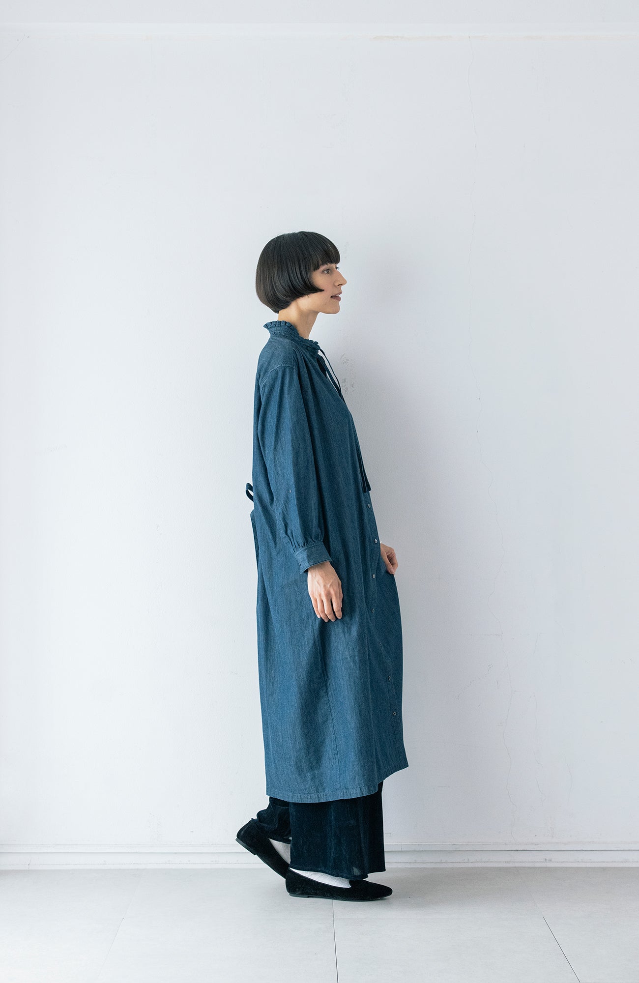 タックフリルカラーワンピース(2026-2027 Winter & Pre-spring Collection)