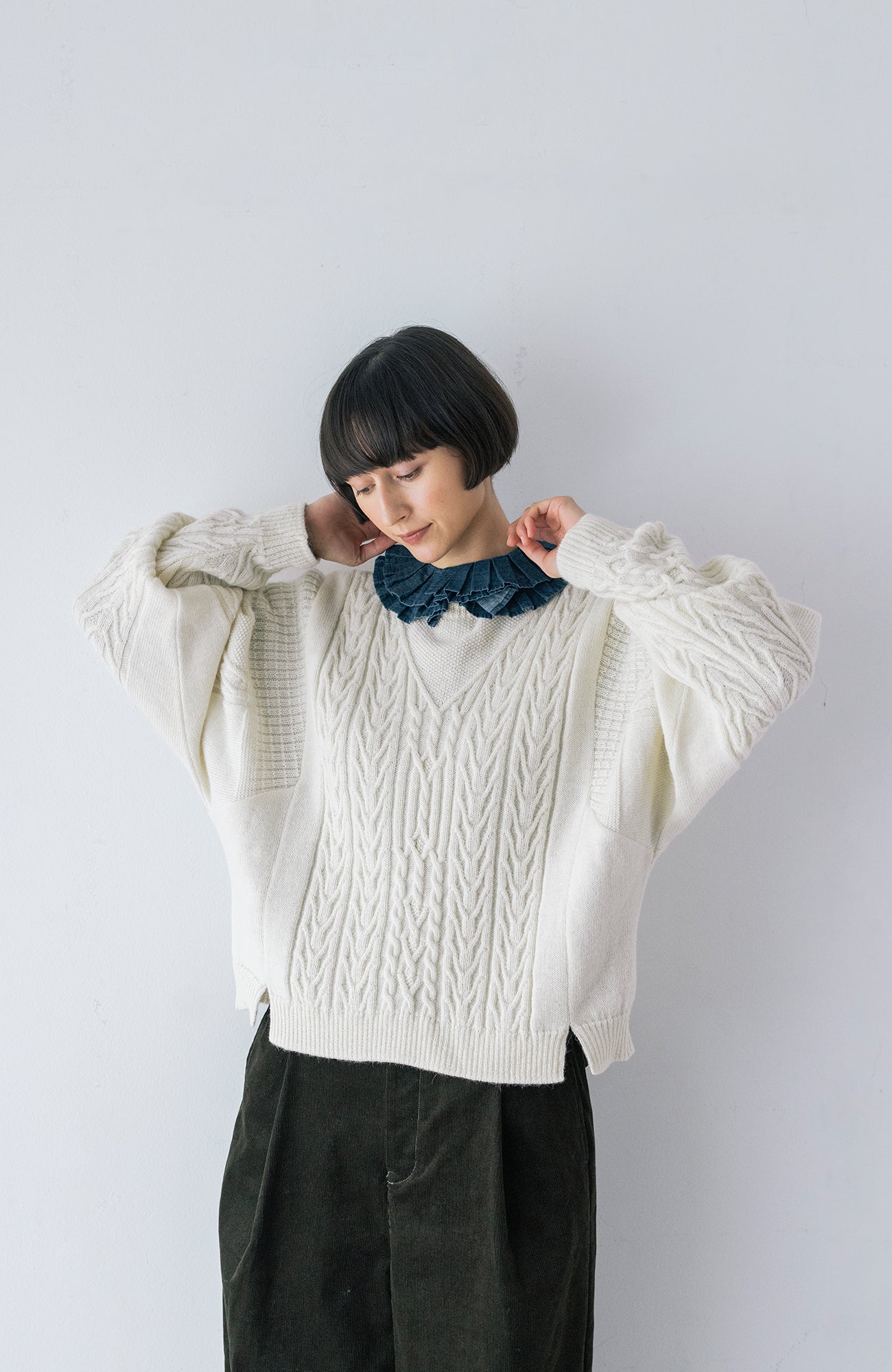 2wayケーブルニット(2026-2027 Winter & Pre-spring Collection)