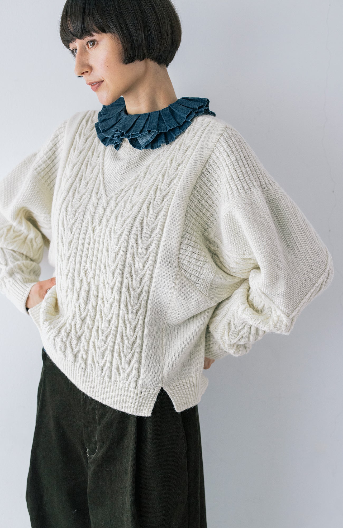 2wayケーブルニット(2026-2027 Winter & Pre-spring Collection)