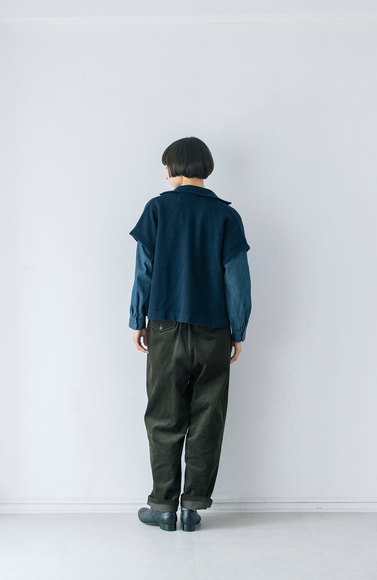 2wayカラーニットベスト(2026-2027 Winter & Pre-spring Collection)