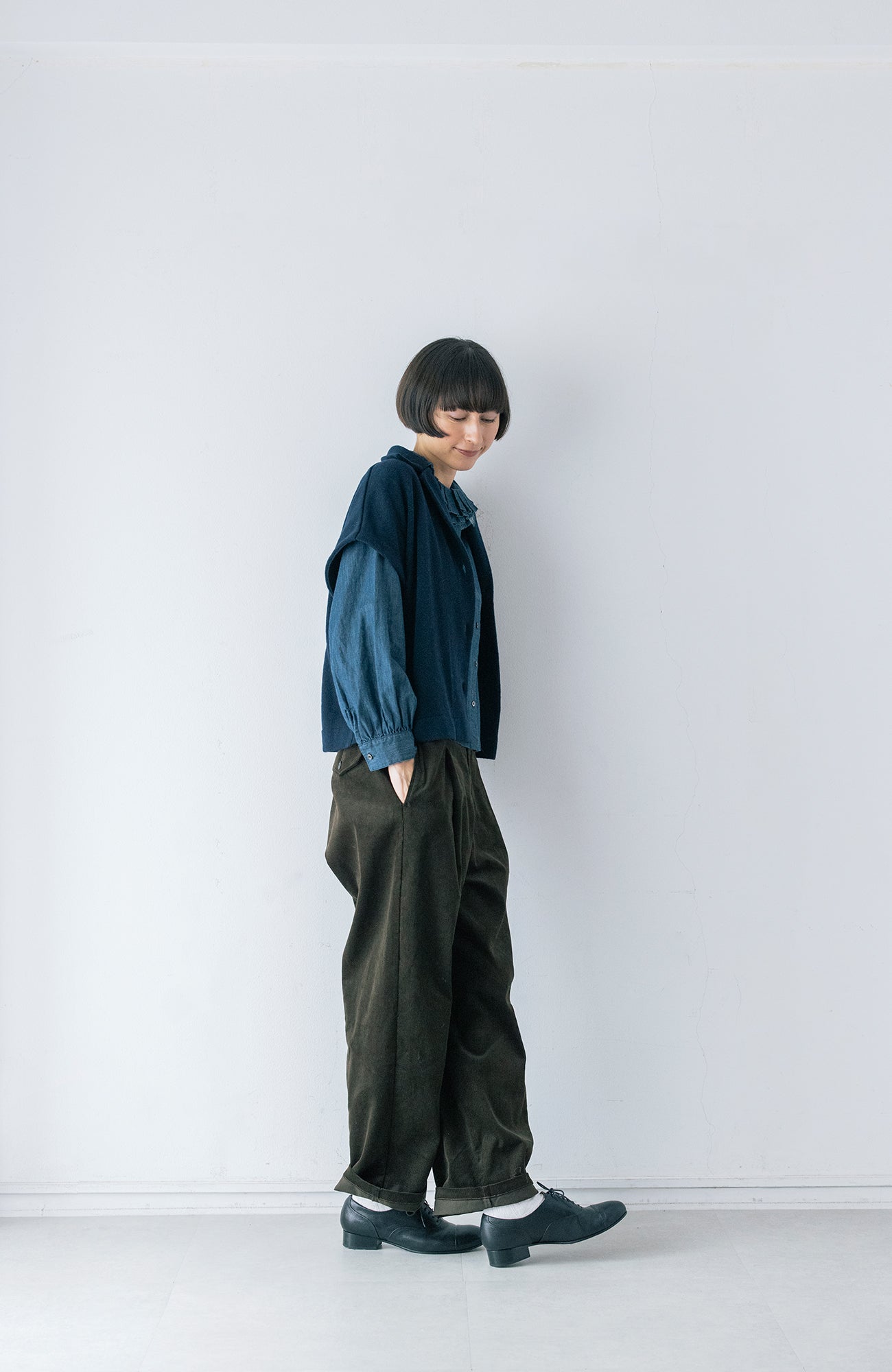 2wayカラーニットベスト(2026-2027 Winter & Pre-spring Collection)