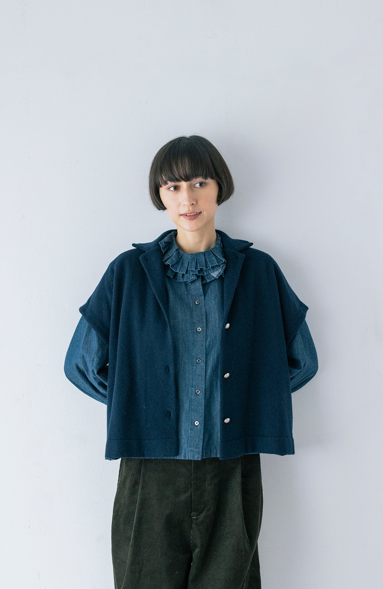 2wayカラーニットベスト(2026-2027 Winter & Pre-spring Collection)