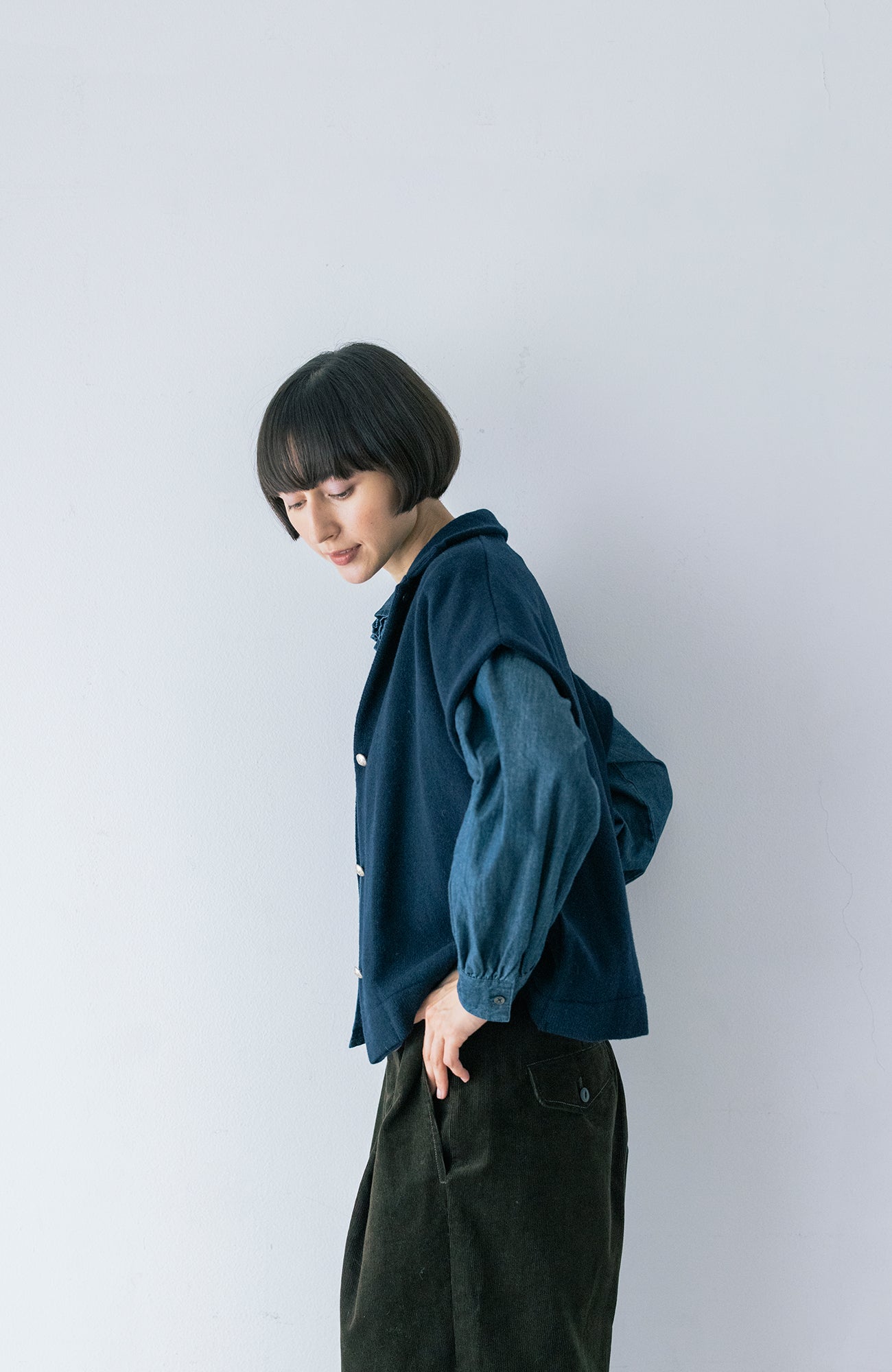 2wayカラーニットベスト(2026-2027 Winter & Pre-spring Collection)