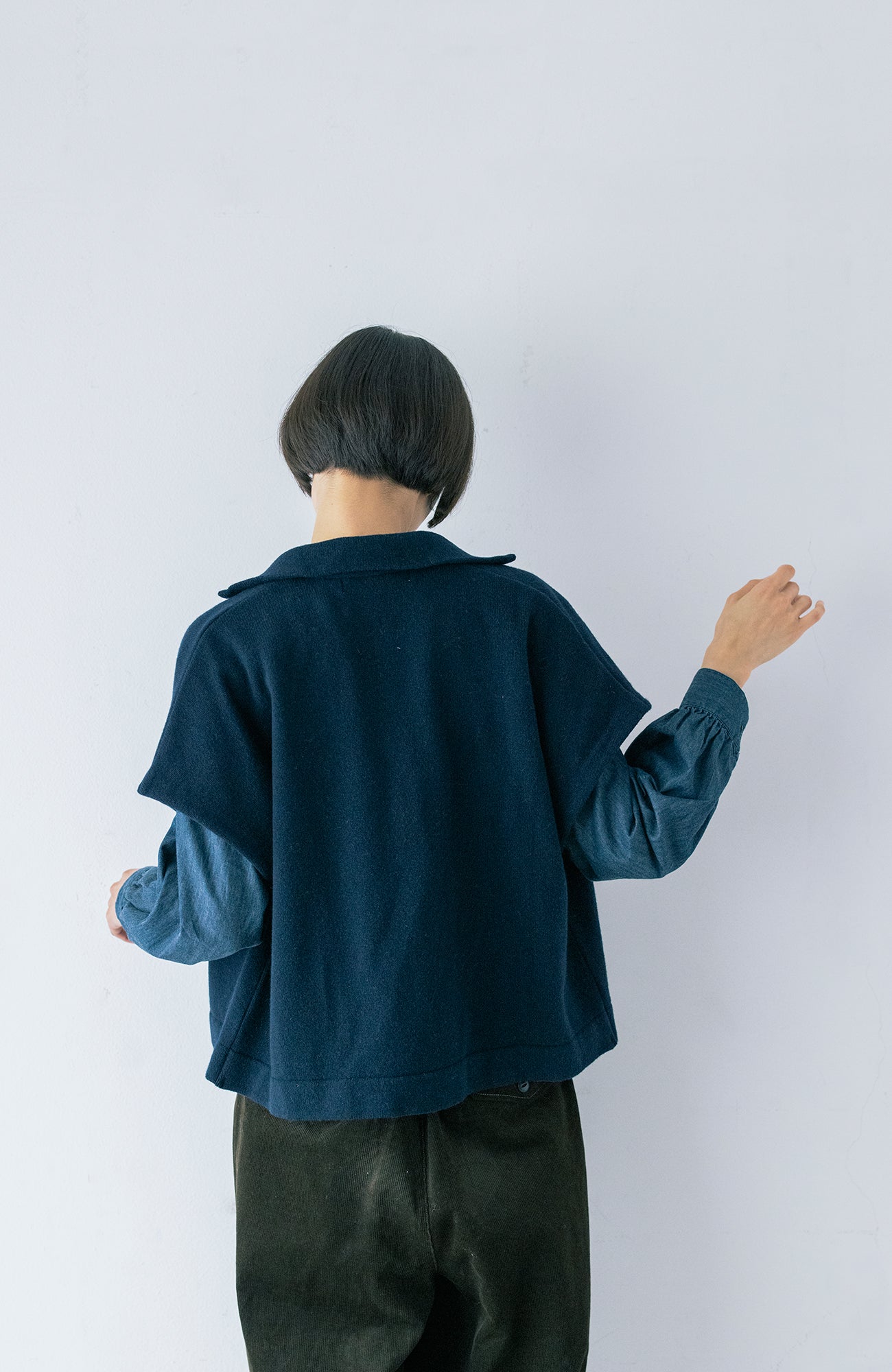 2wayカラーニットベスト(2026-2027 Winter & Pre-spring Collection)