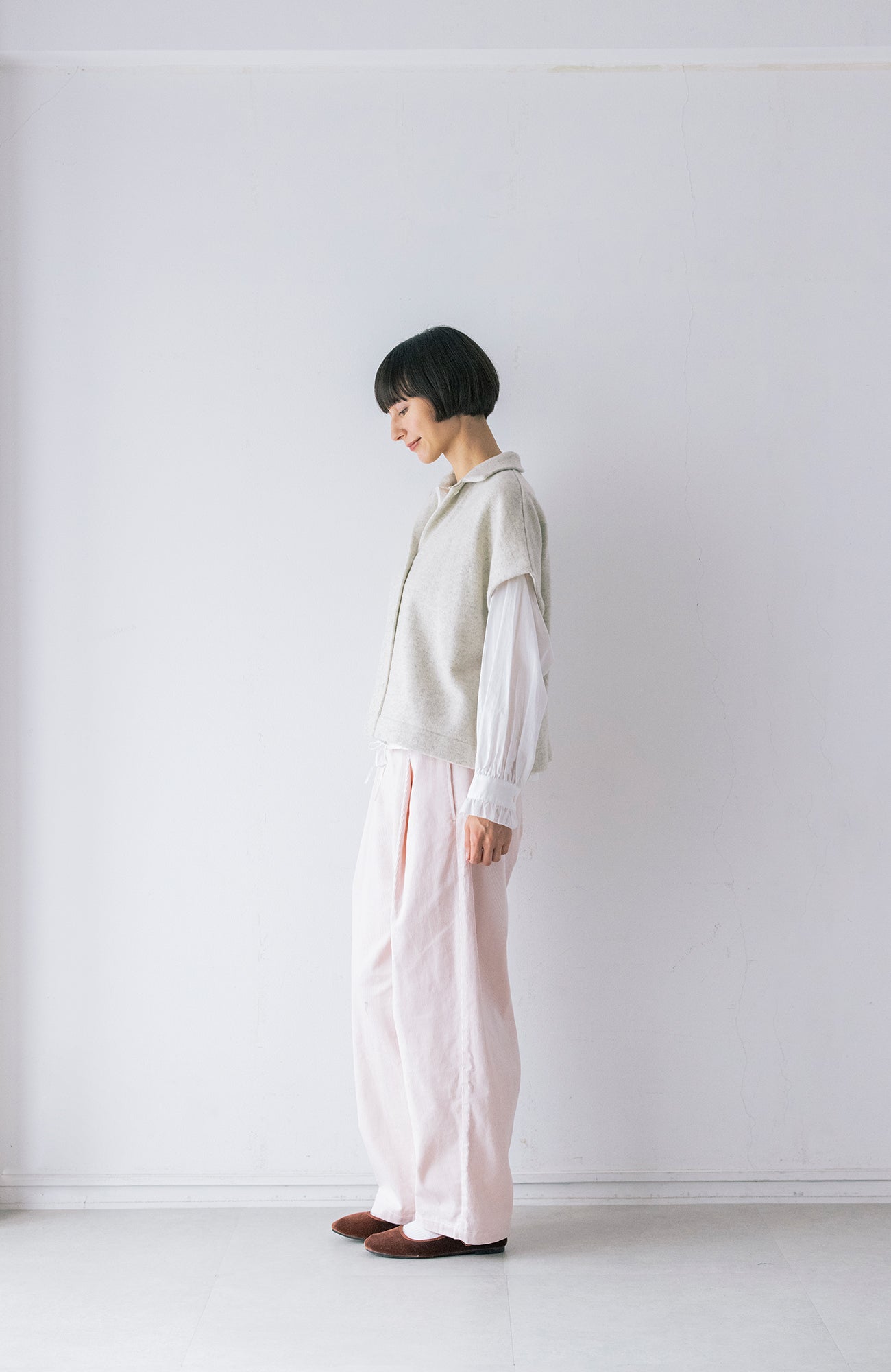 2wayカラーニットベスト(2026-2027 Winter & Pre-spring Collection)