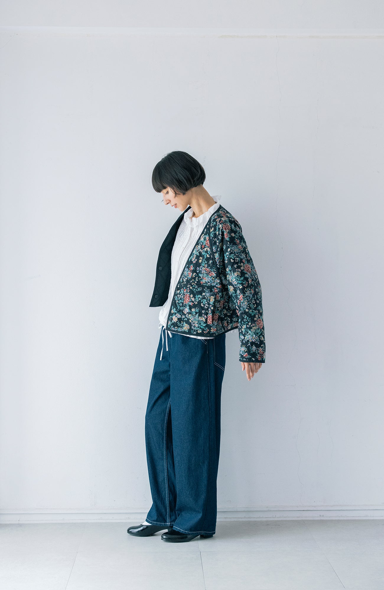 LIBERTY PRINTリバーシブルキルティングジャケット(2026-2027 Winter & Pre-spring Collection)
