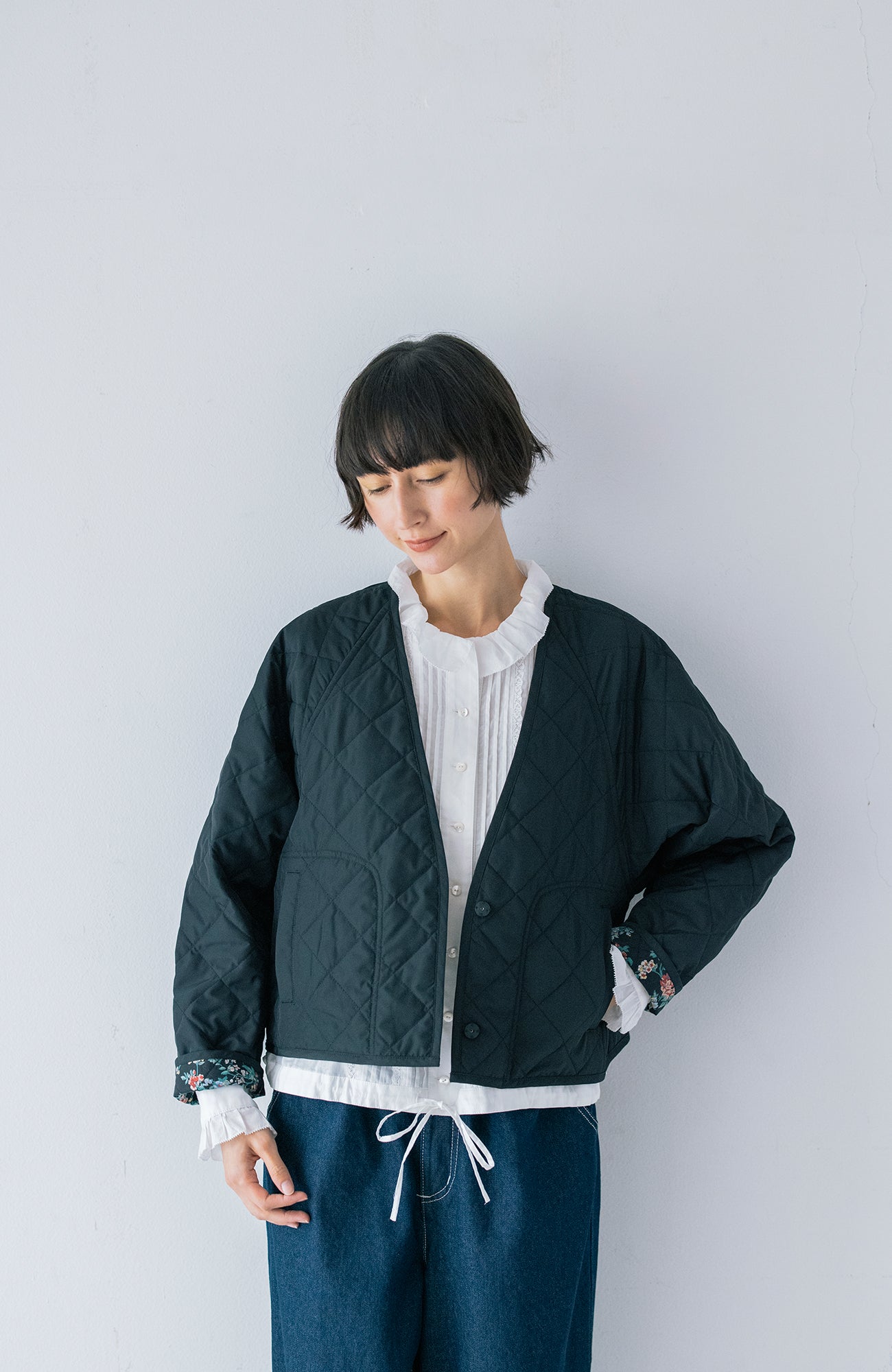 LIBERTY PRINTリバーシブルキルティングジャケット(2026-2027 Winter & Pre-spring Collection)