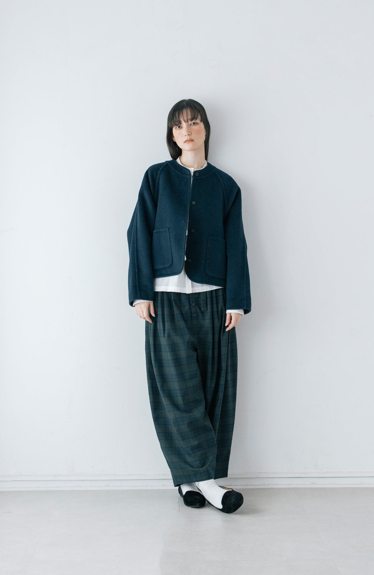 オーバルパンツ/チェック(2025-2026 Winter & Pre-spring Collection)