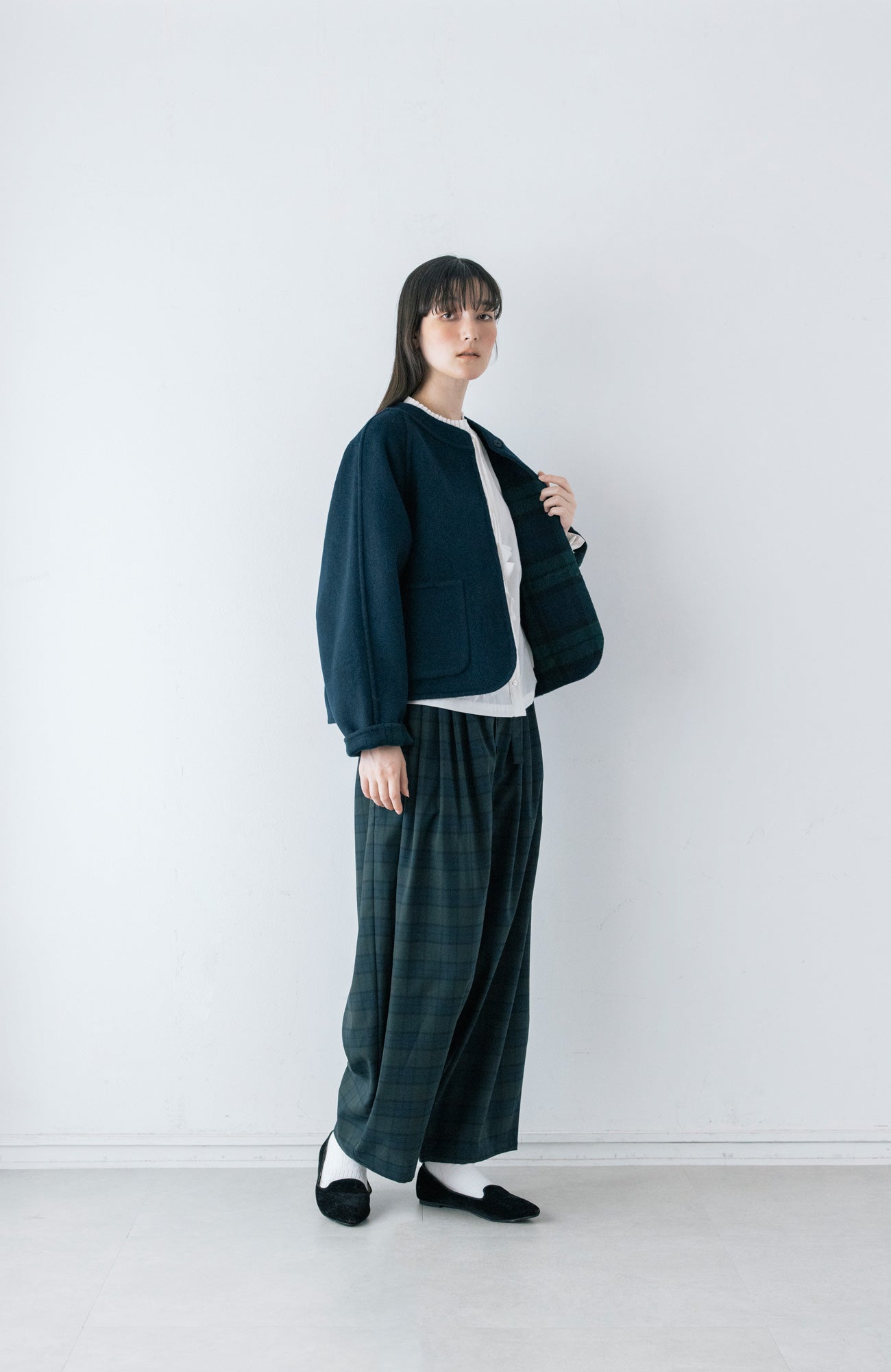 オーバルパンツ/チェック(2025-2026 Winter & Pre-spring Collection)