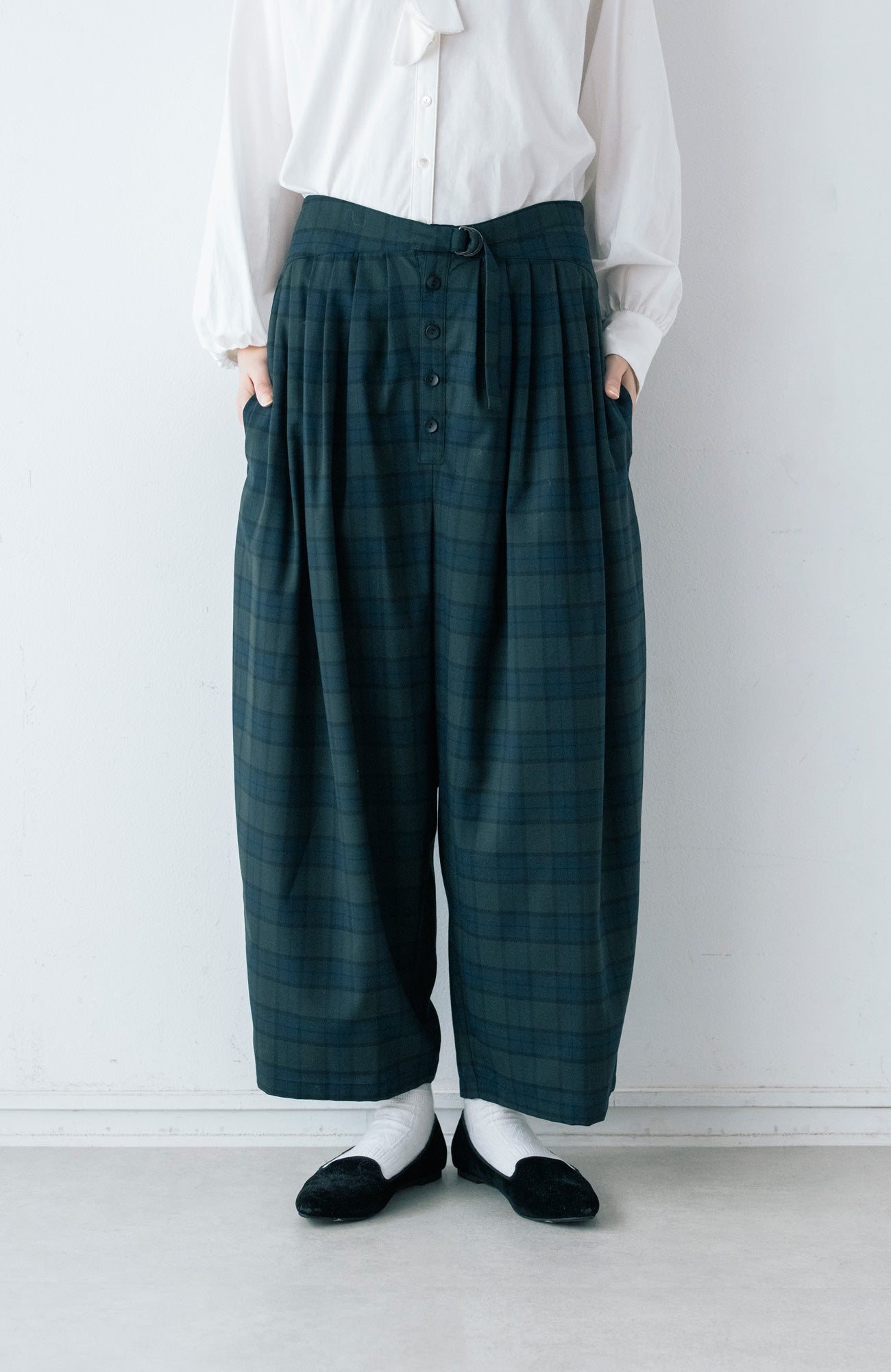 オーバルパンツ/チェック(2025-2026 Winter & Pre-spring Collection)