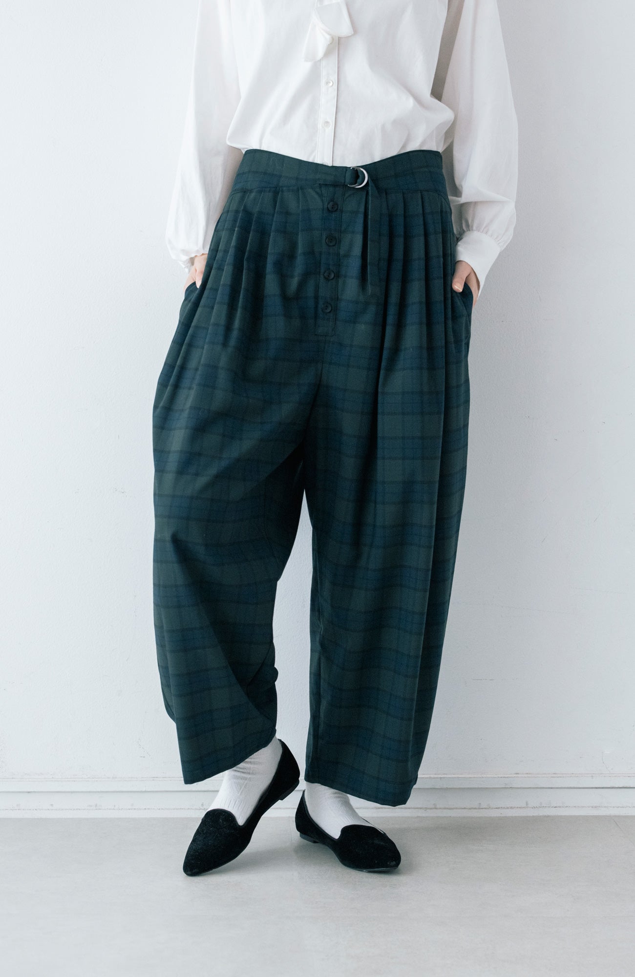 オーバルパンツ/チェック(2025-2026 Winter & Pre-spring Collection)