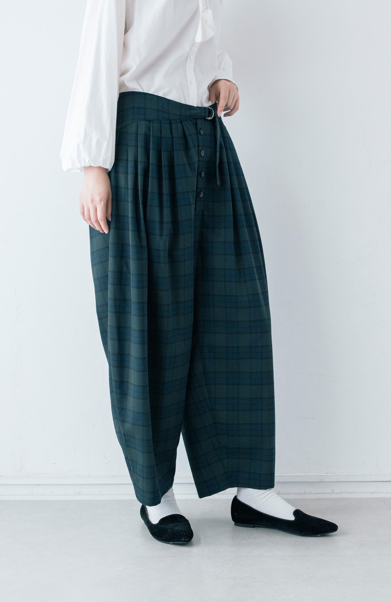 オーバルパンツ/チェック(2025-2026 Winter & Pre-spring Collection)