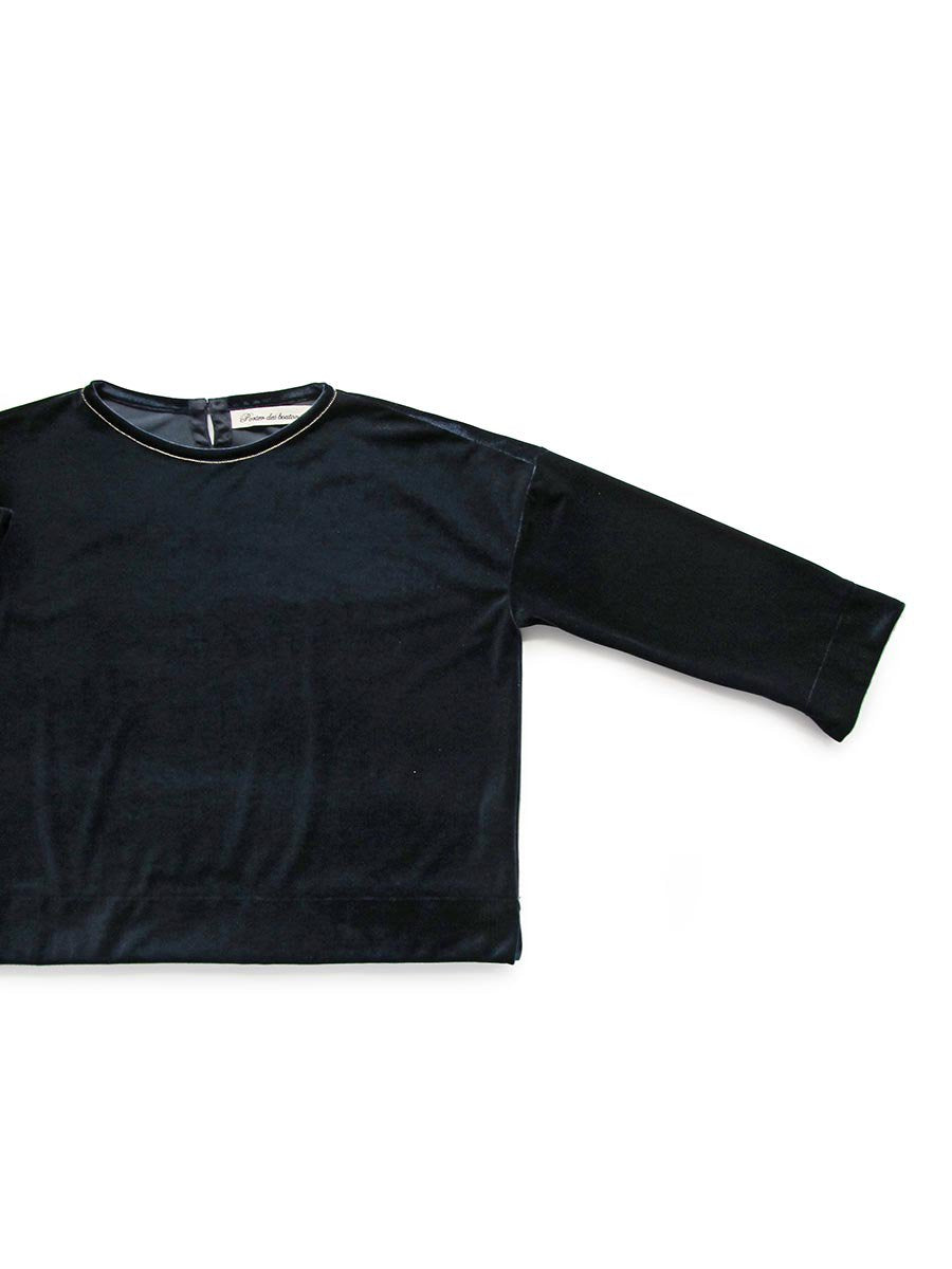 ボールチェーン刺繍プルオーバー