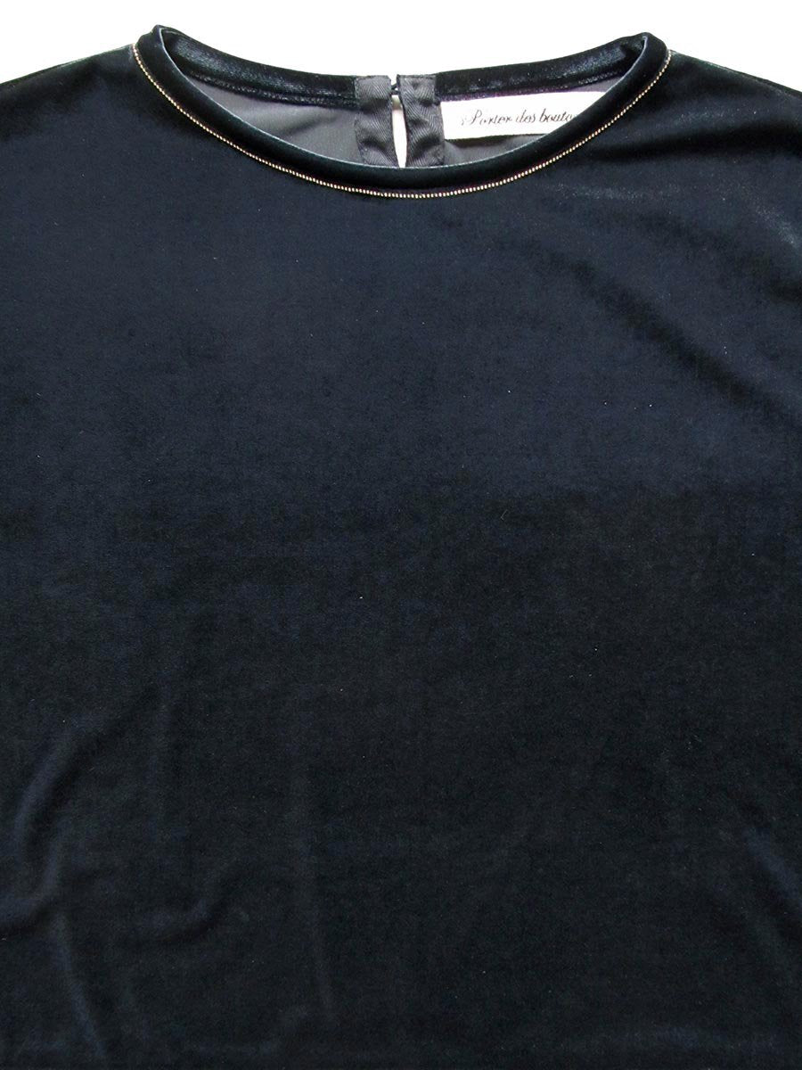 ボールチェーン刺繍プルオーバー