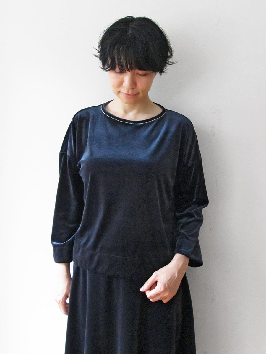 ボールチェーン刺繍プルオーバー