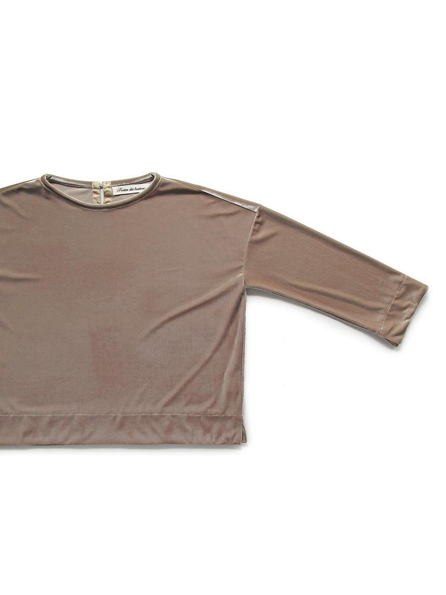 ボールチェーン刺繍プルオーバー