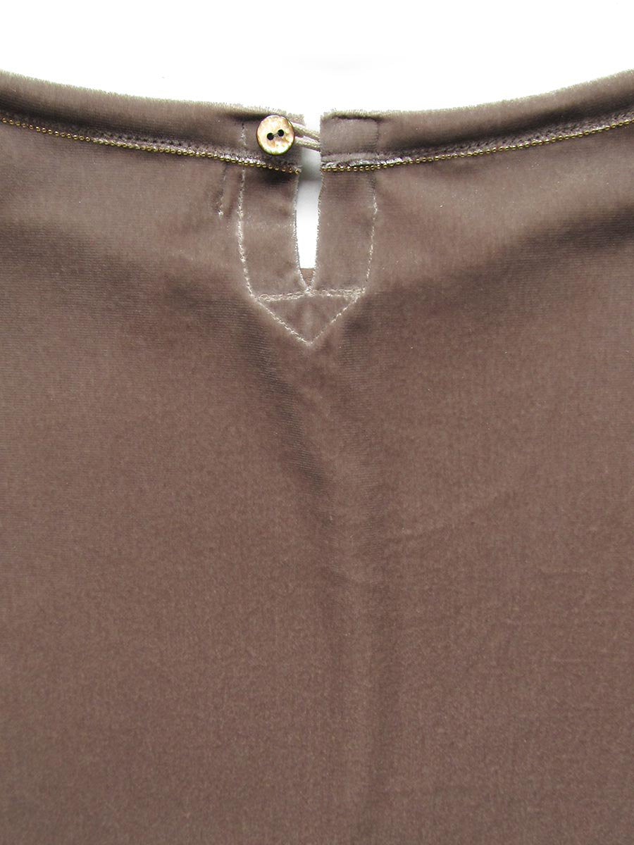 ボールチェーン刺繍プルオーバー