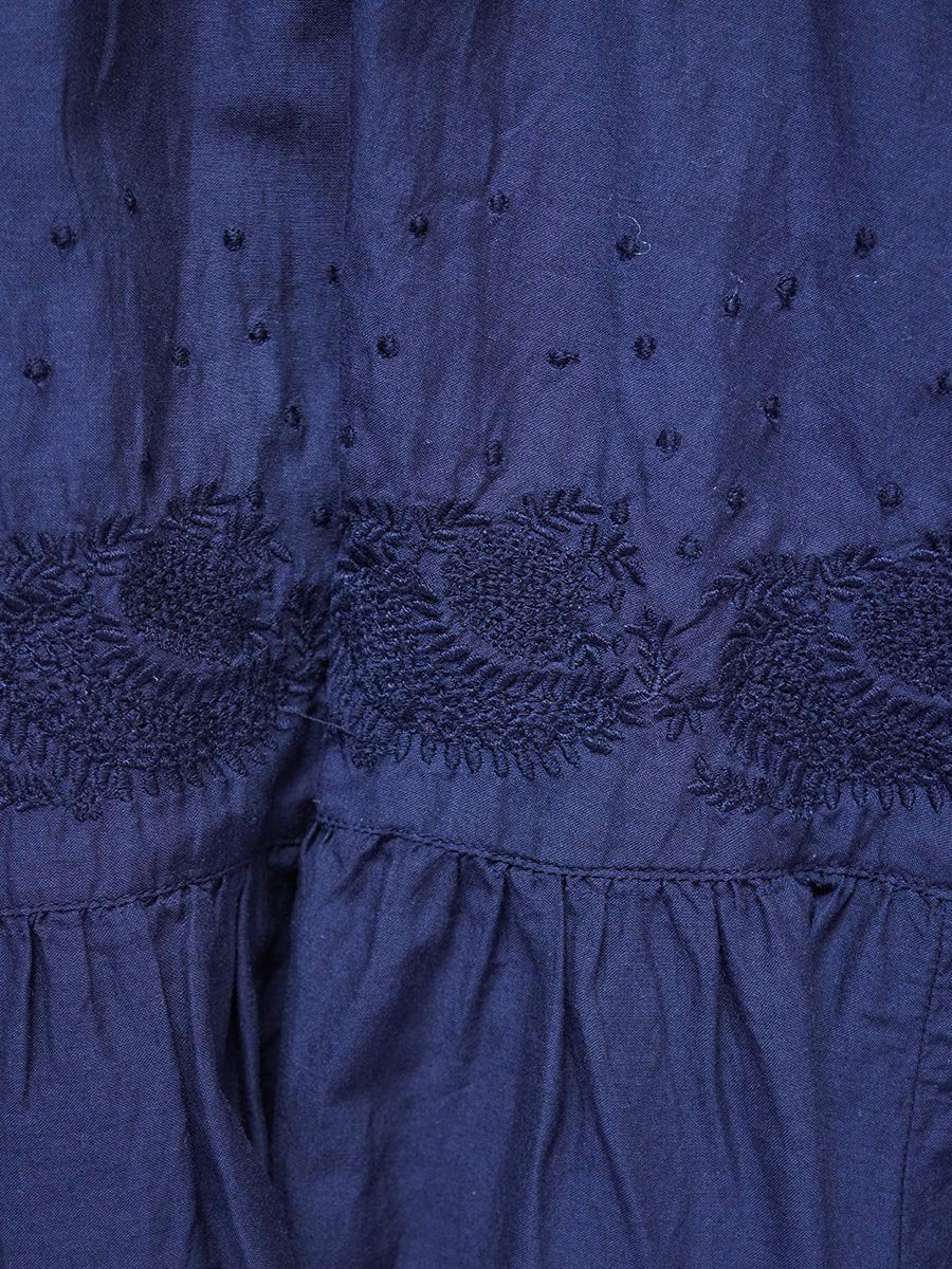 刺繍ティアードスカート