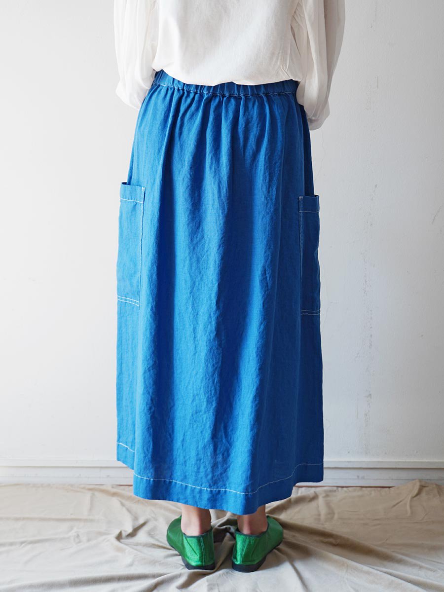 Linen Pocket Skirt 