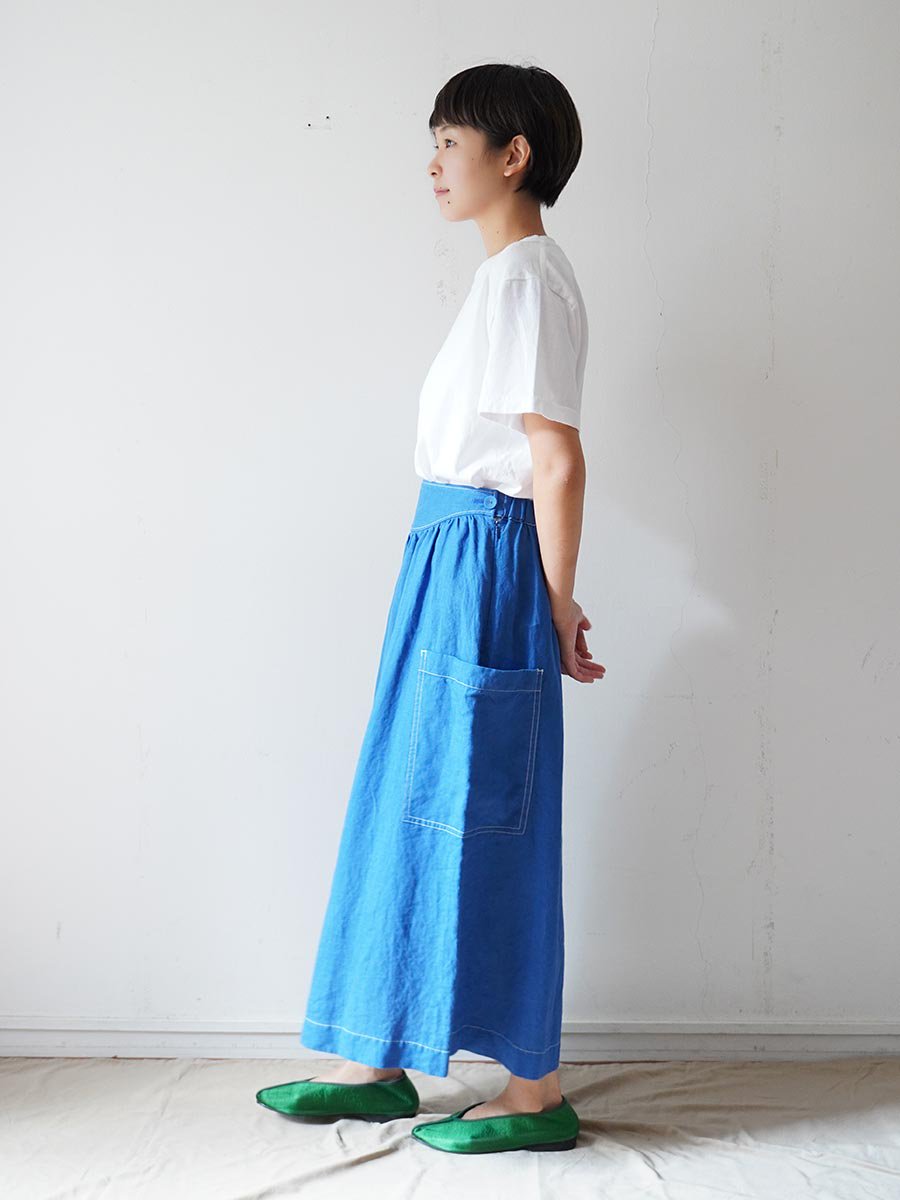 Linen Pocket Skirt 