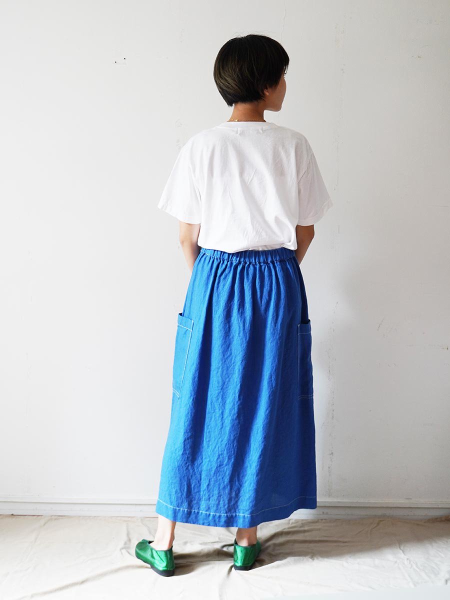 Linen Pocket Skirt 