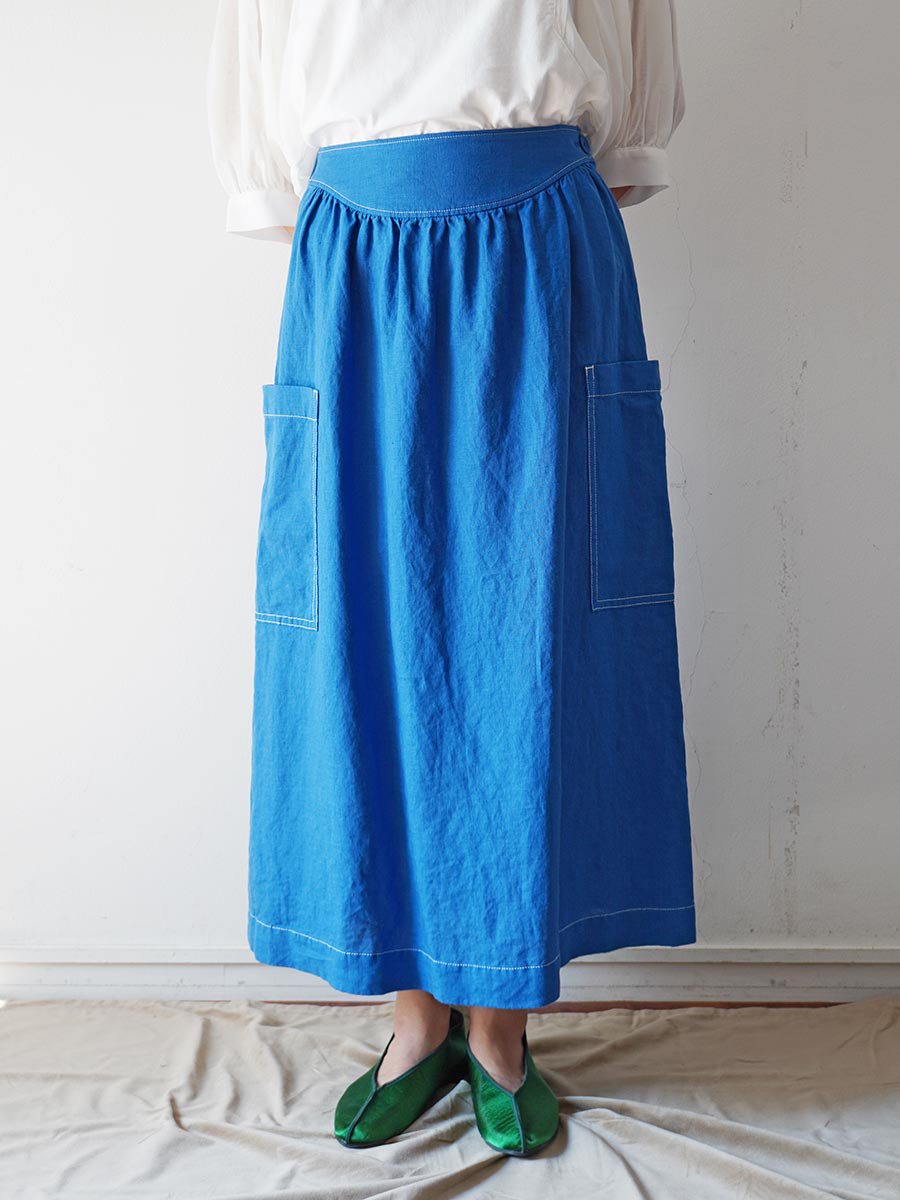 Linen Pocket Skirt 