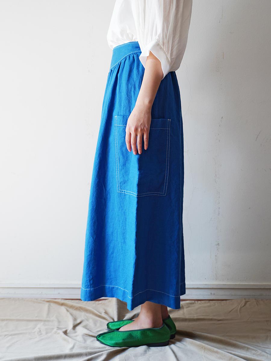 Linen Pocket Skirt 