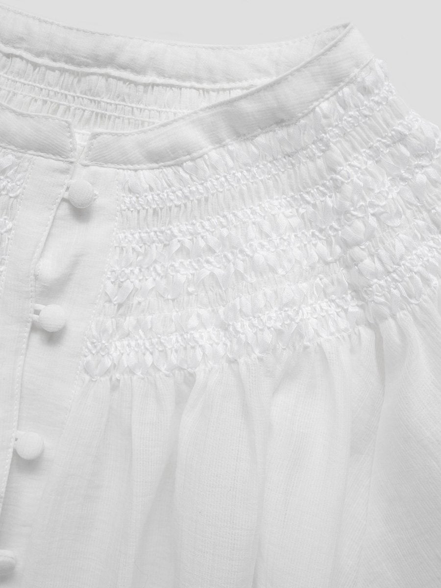 Smocking blouse