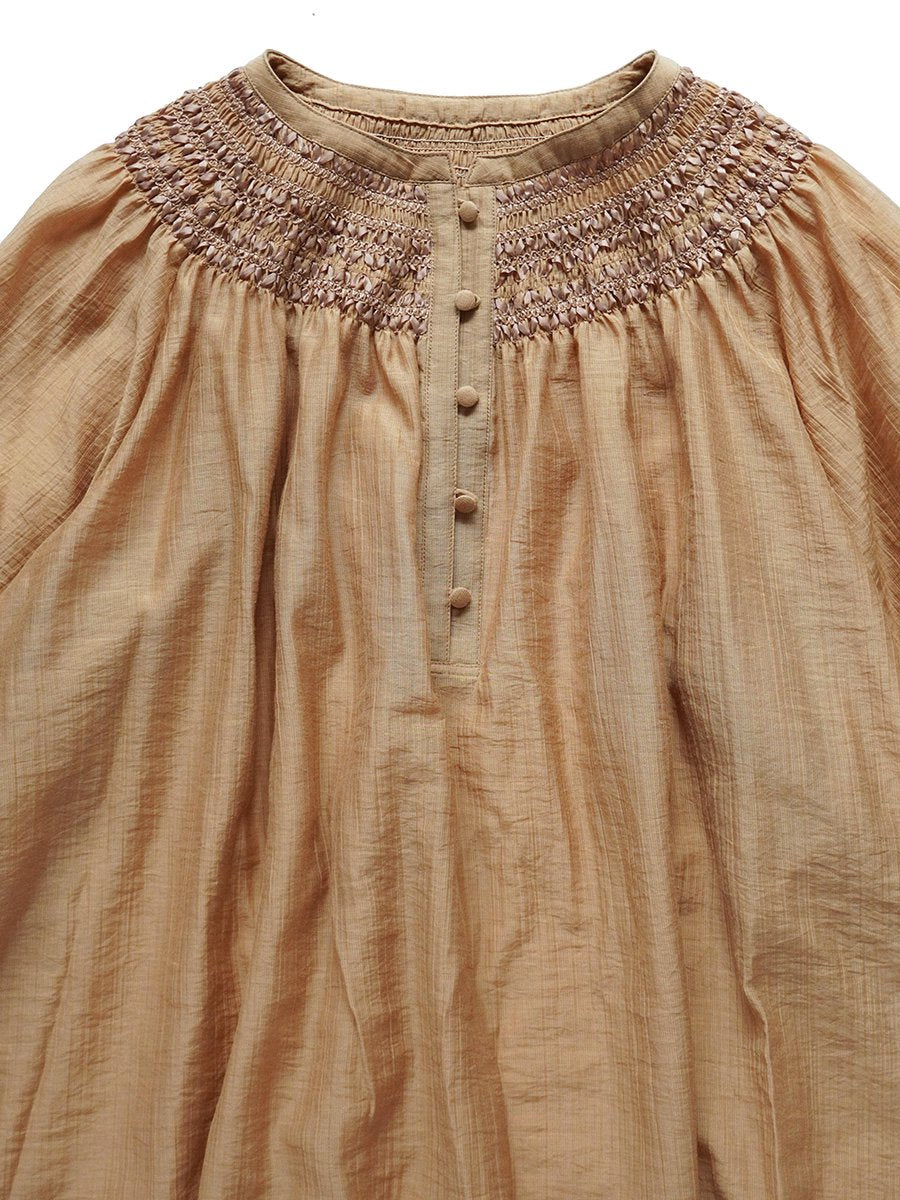 Smocking blouse