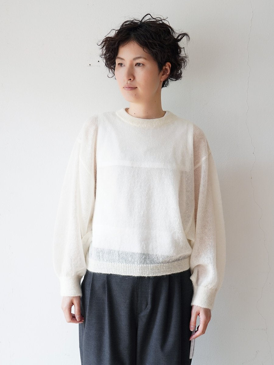 バタフライモヘアニット