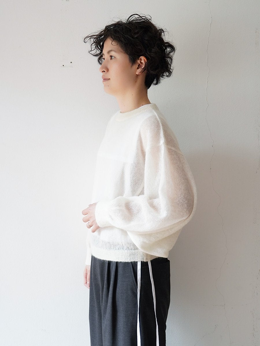 バタフライモヘアニット