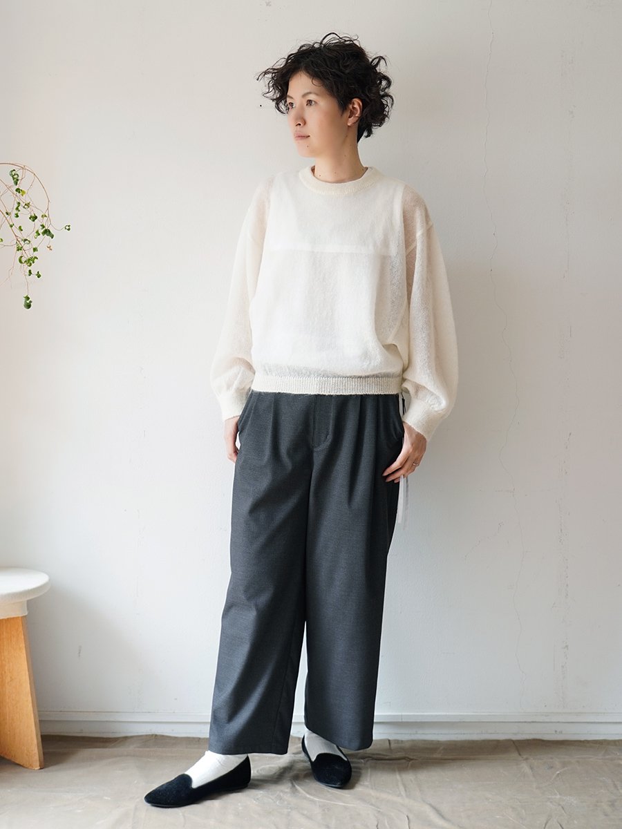 バタフライモヘアニット