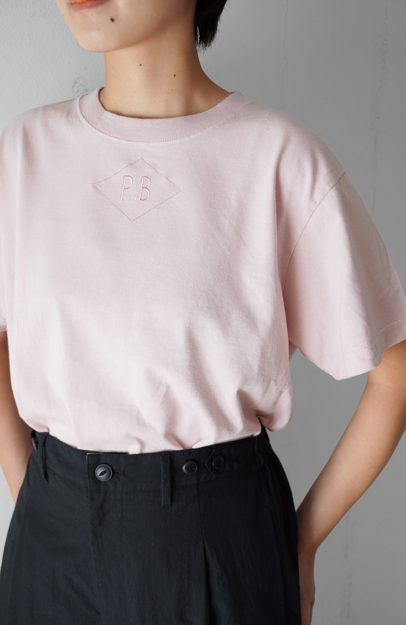 PB embroidered T-shirt