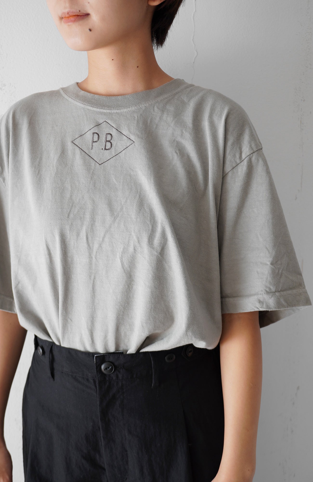 PB embroidered T-shirt