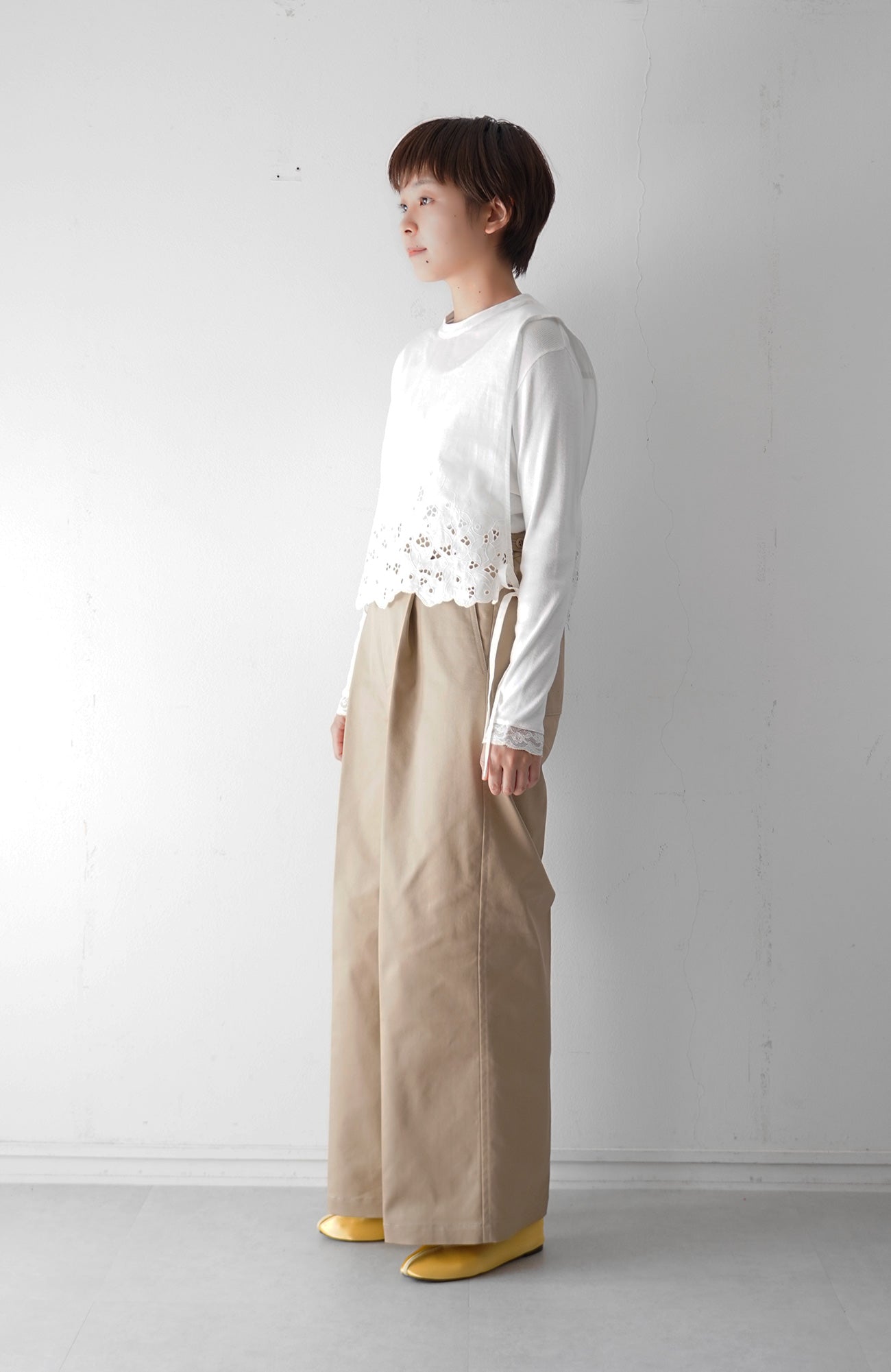 Center crease pants