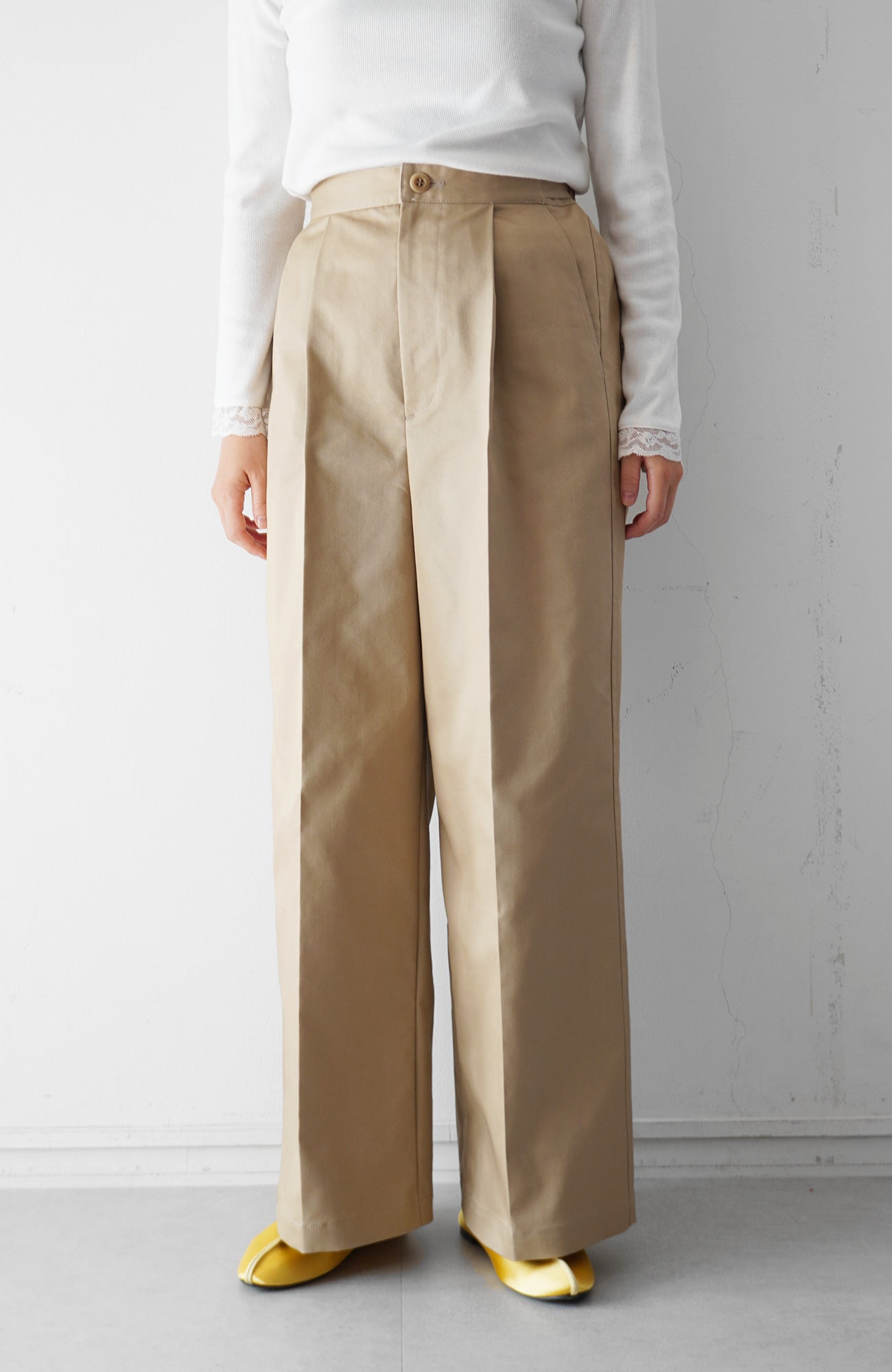 Center crease pants