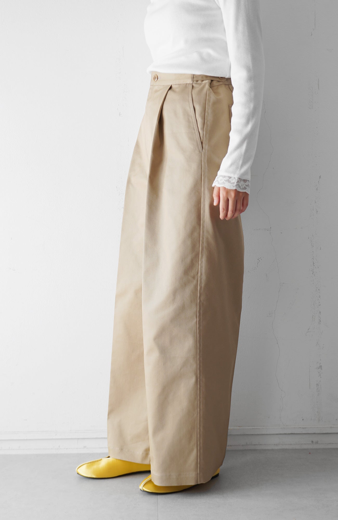 Center crease pants