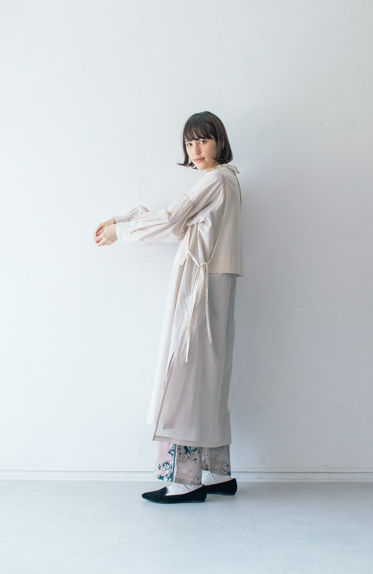 プリーツカラービブ