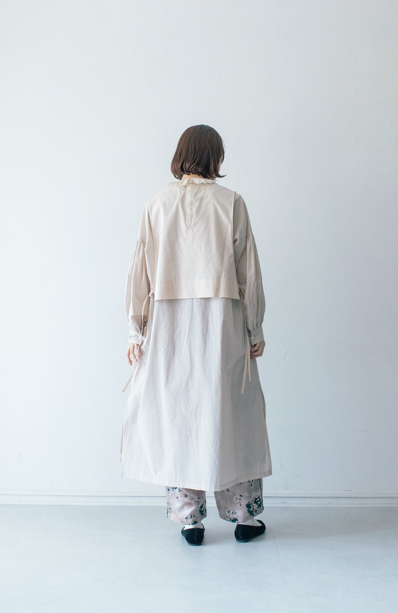 プリーツカラービブ