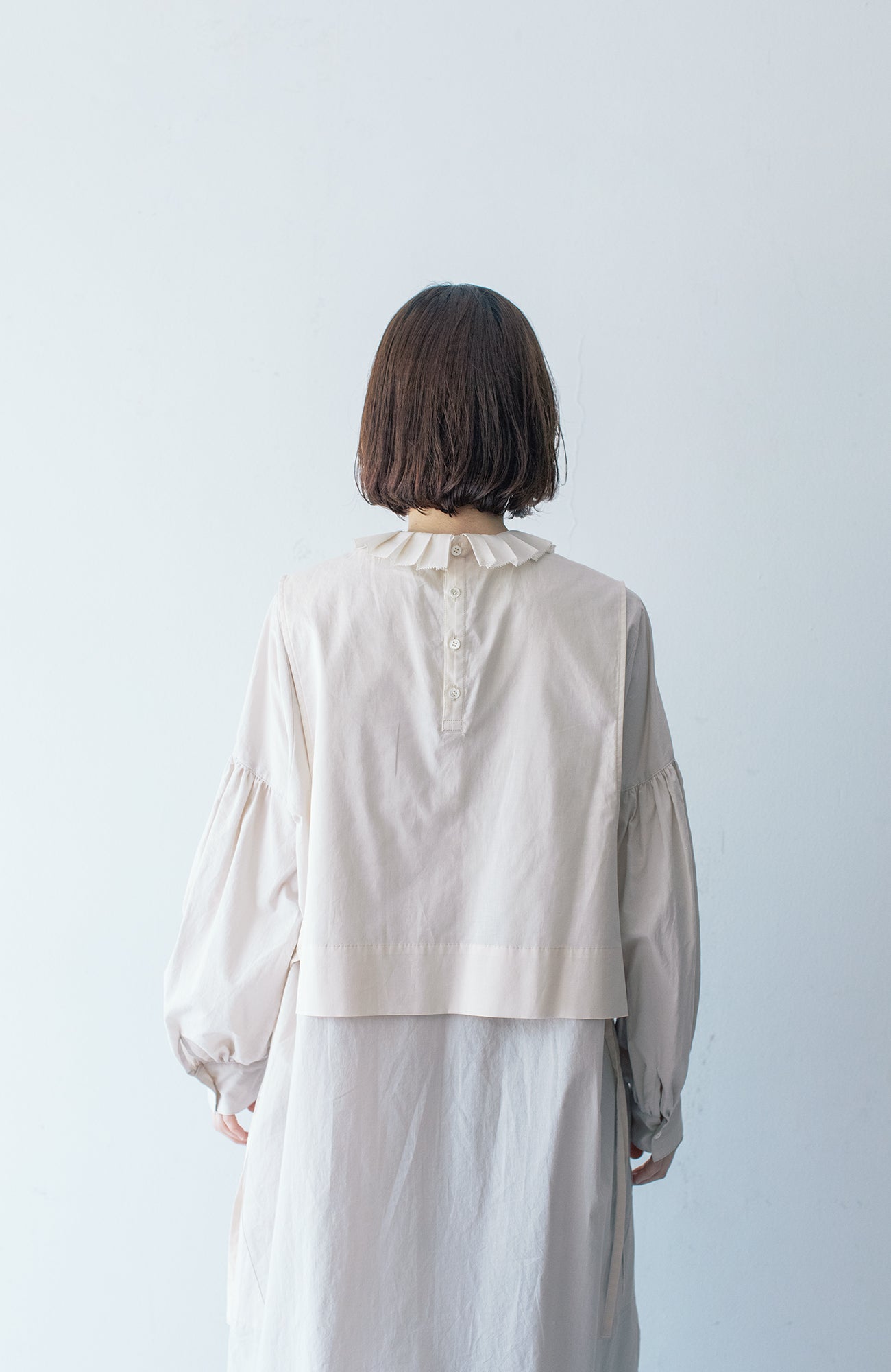 プリーツカラービブ