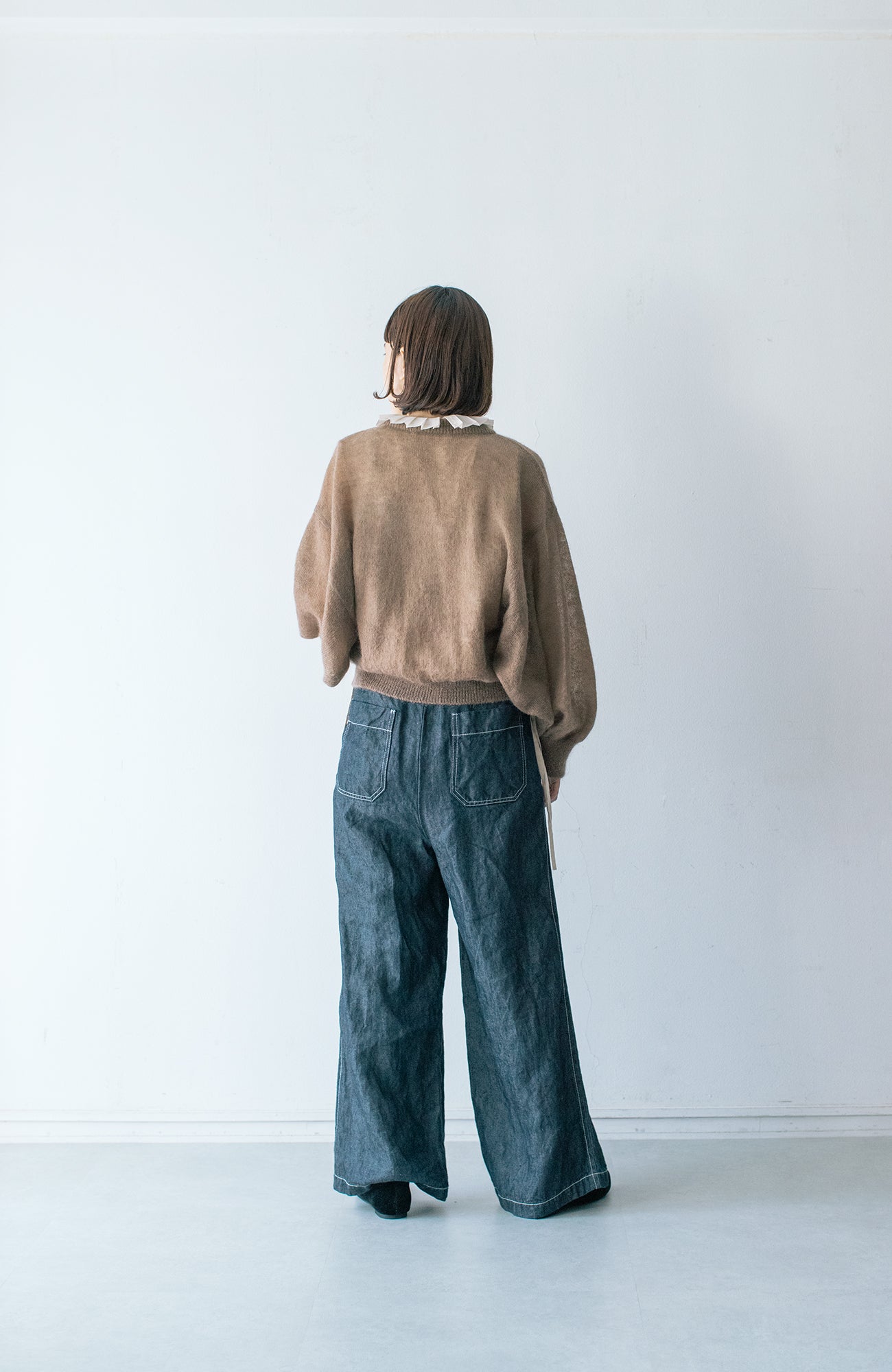 バタフライモヘアニット