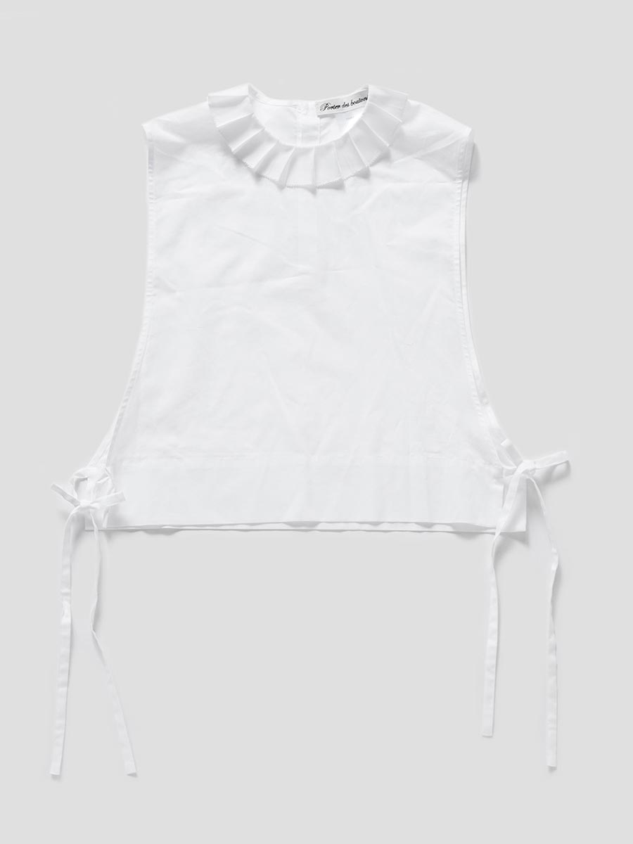 プリーツカラービブ