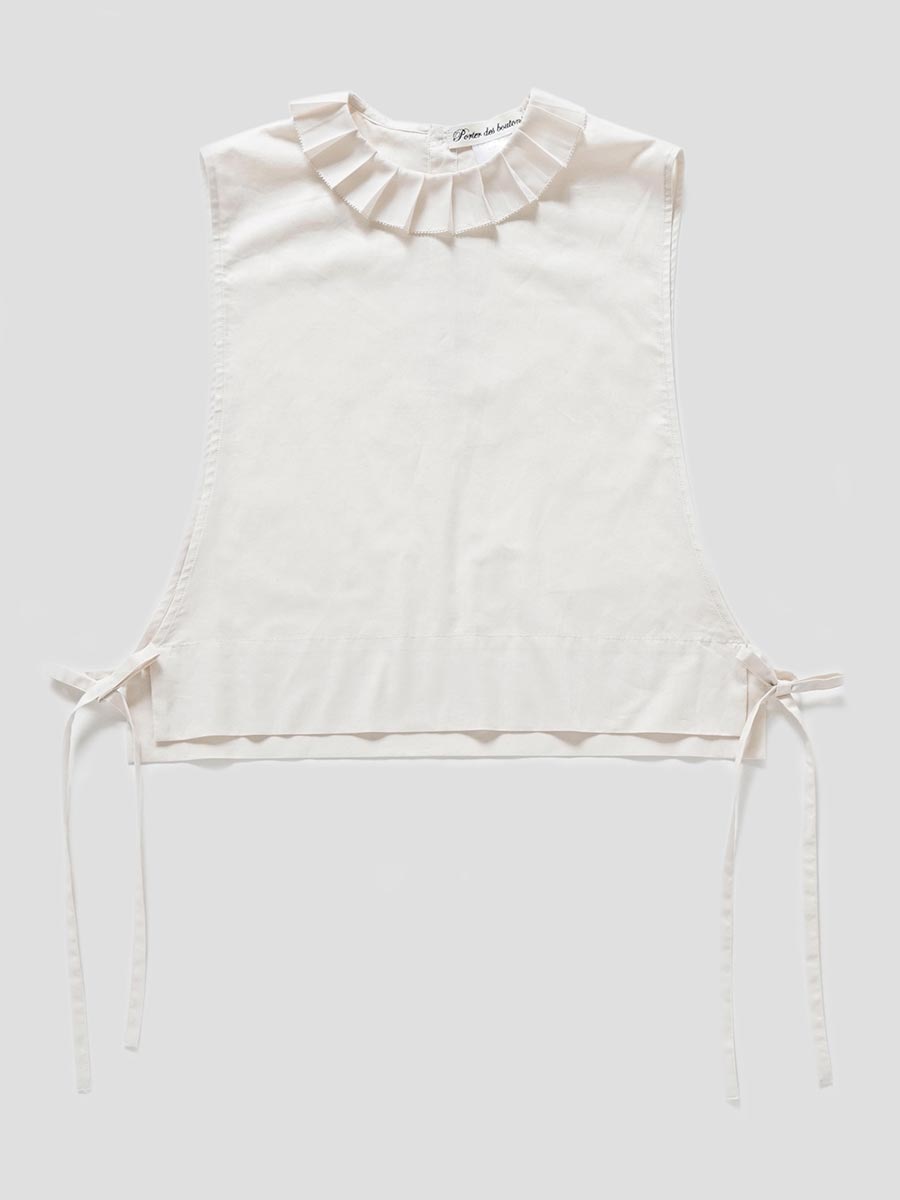 プリーツカラービブ