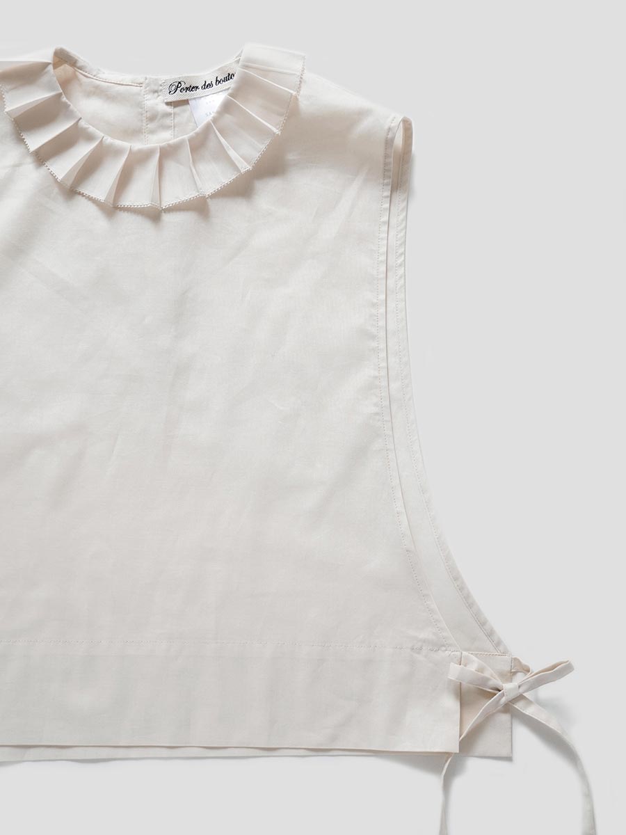 プリーツカラービブ